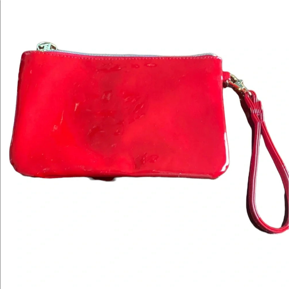 Adrienne Vittadini Red Wristlet